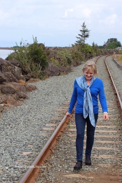 walking the tracks of the Oregon Scenic Railway
