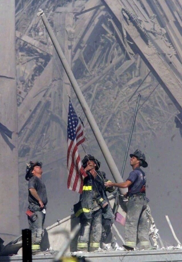 Iconic 9/11 American Flag