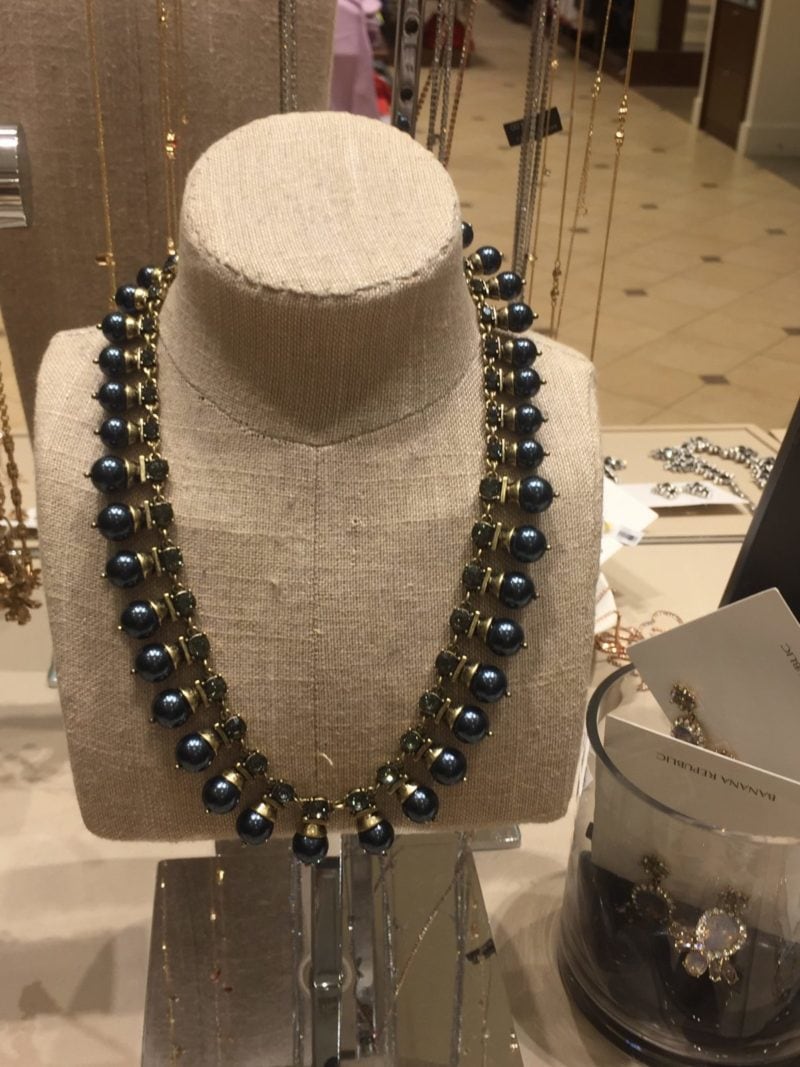 pearl necklace at Banana Republic