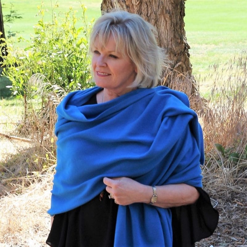 Look of the Week: Cashmere in Persian Blue