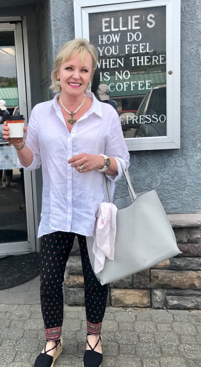 Jennifer Connolly of A Well Styled life wearing J. Jill