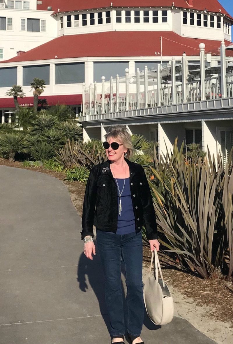 Jennifer Connolly of A Well Styled Life at the Del Coronado