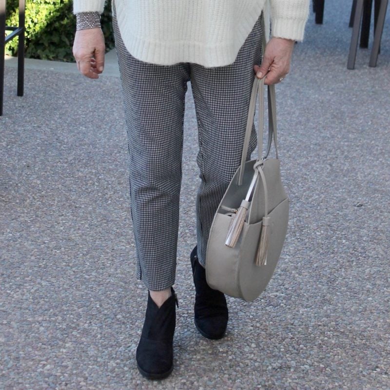 Jennifer Connolly of A Well Styled Life wearing Eileen Fisher Booties