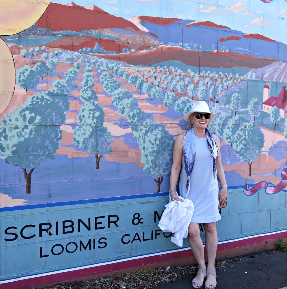 Jennifer Connolly of A Well Styled Life discovering downtown Loomis
