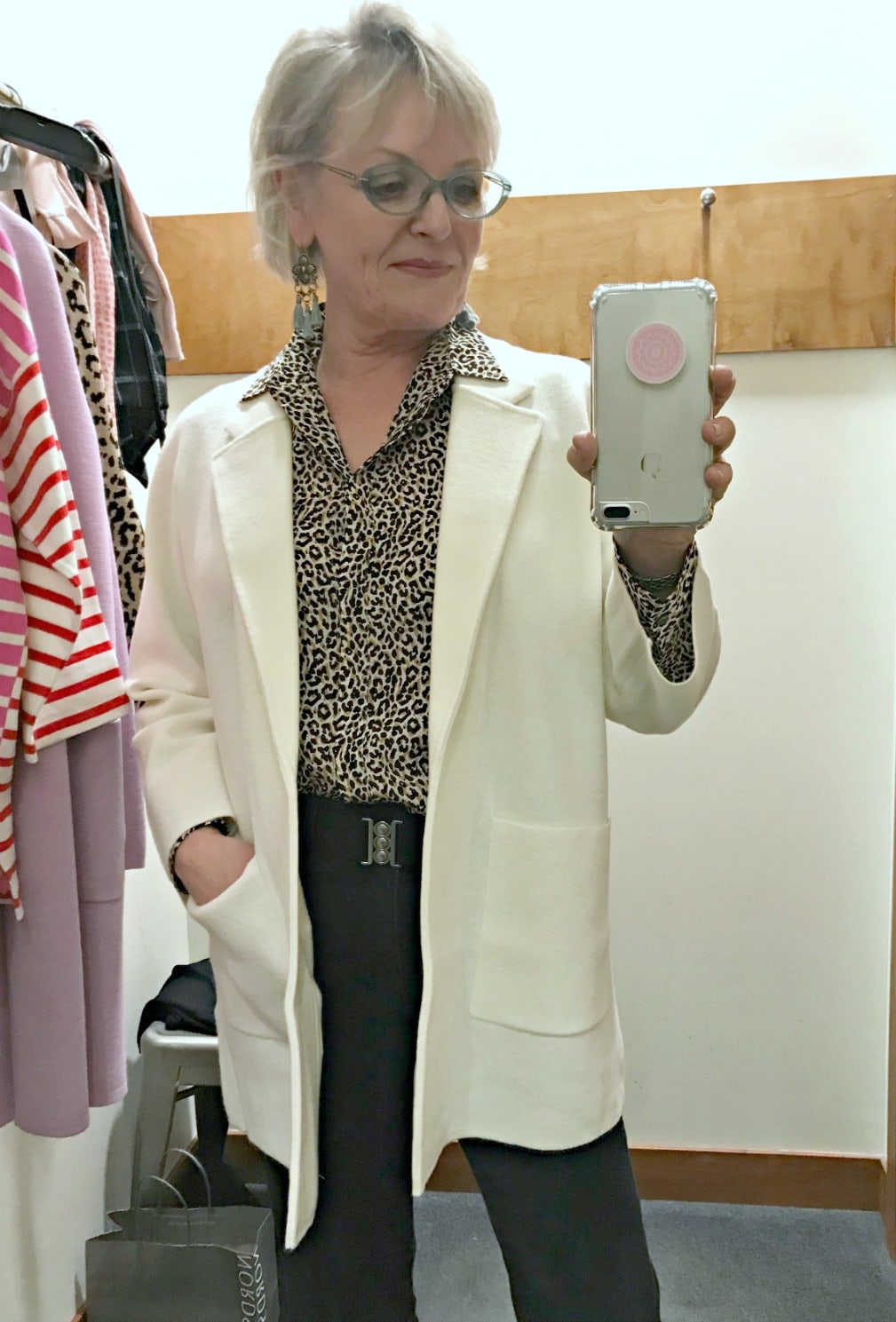 Dressing Room Diaries: Leopard and Sweater Blazers