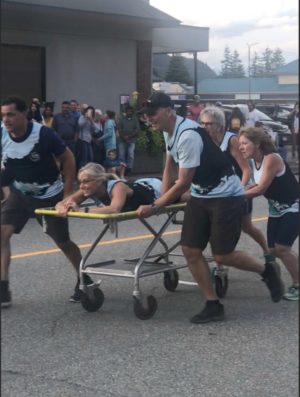 bed race on gurneys on A Well Styled Life