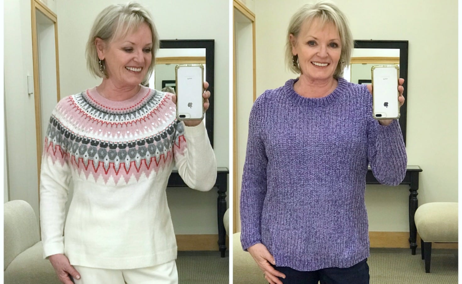 cool toned sweaters from talbots on A Well Styled Life