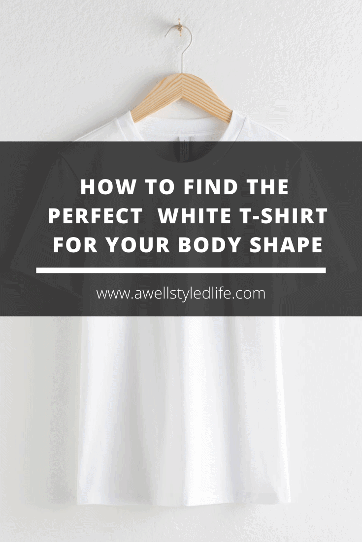 how to find the perfect white t-shirt for your body shape