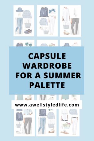 capsule wardrobe for a summer palette