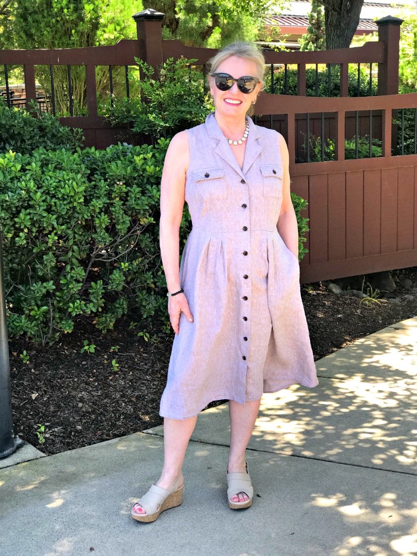 Casual Linen Dresses From J.Jill - A Well Styled Life®