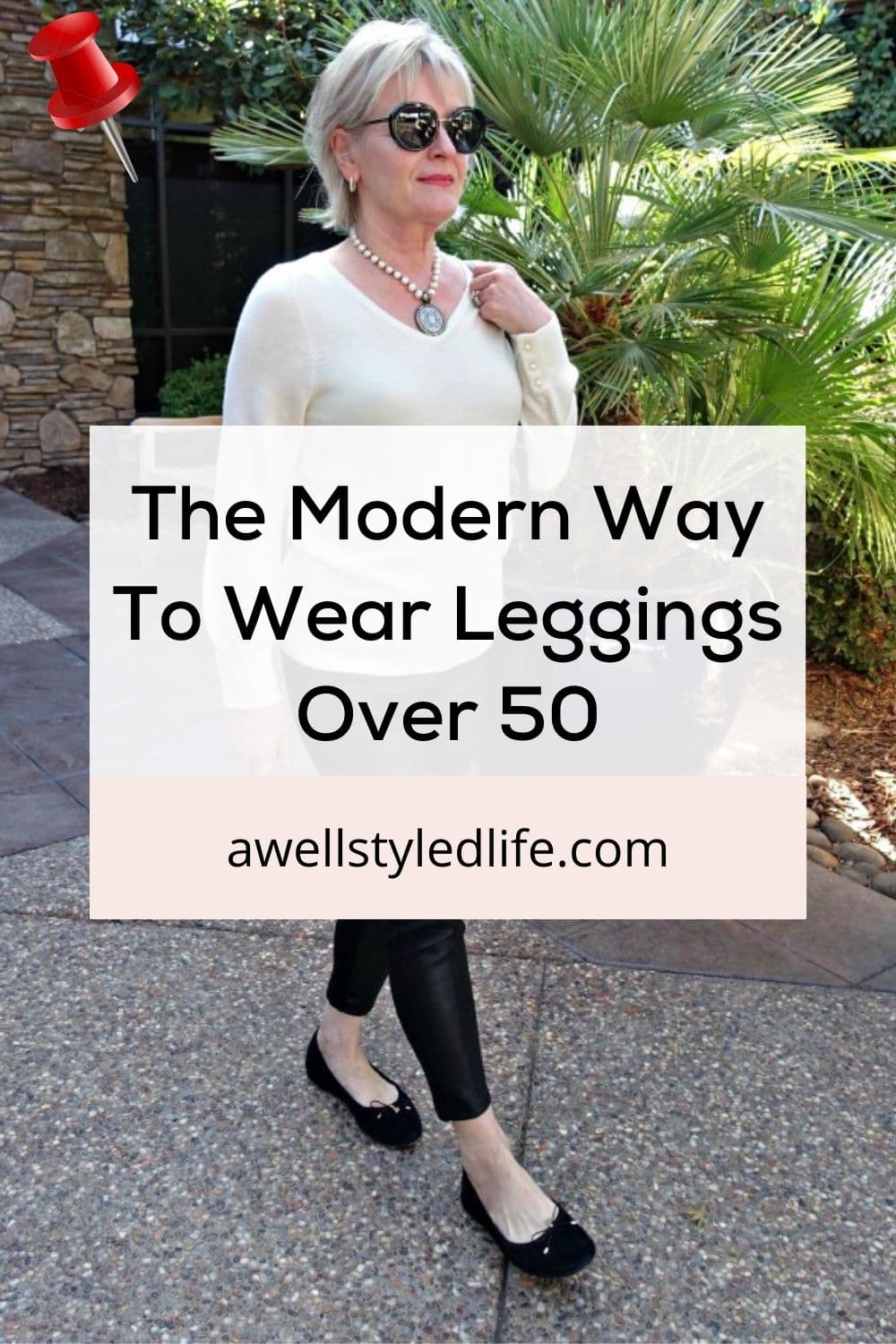 maskulinitet kaustisk Penge gummi How To Wear Leggings After Fifty - A Well Styled Life®