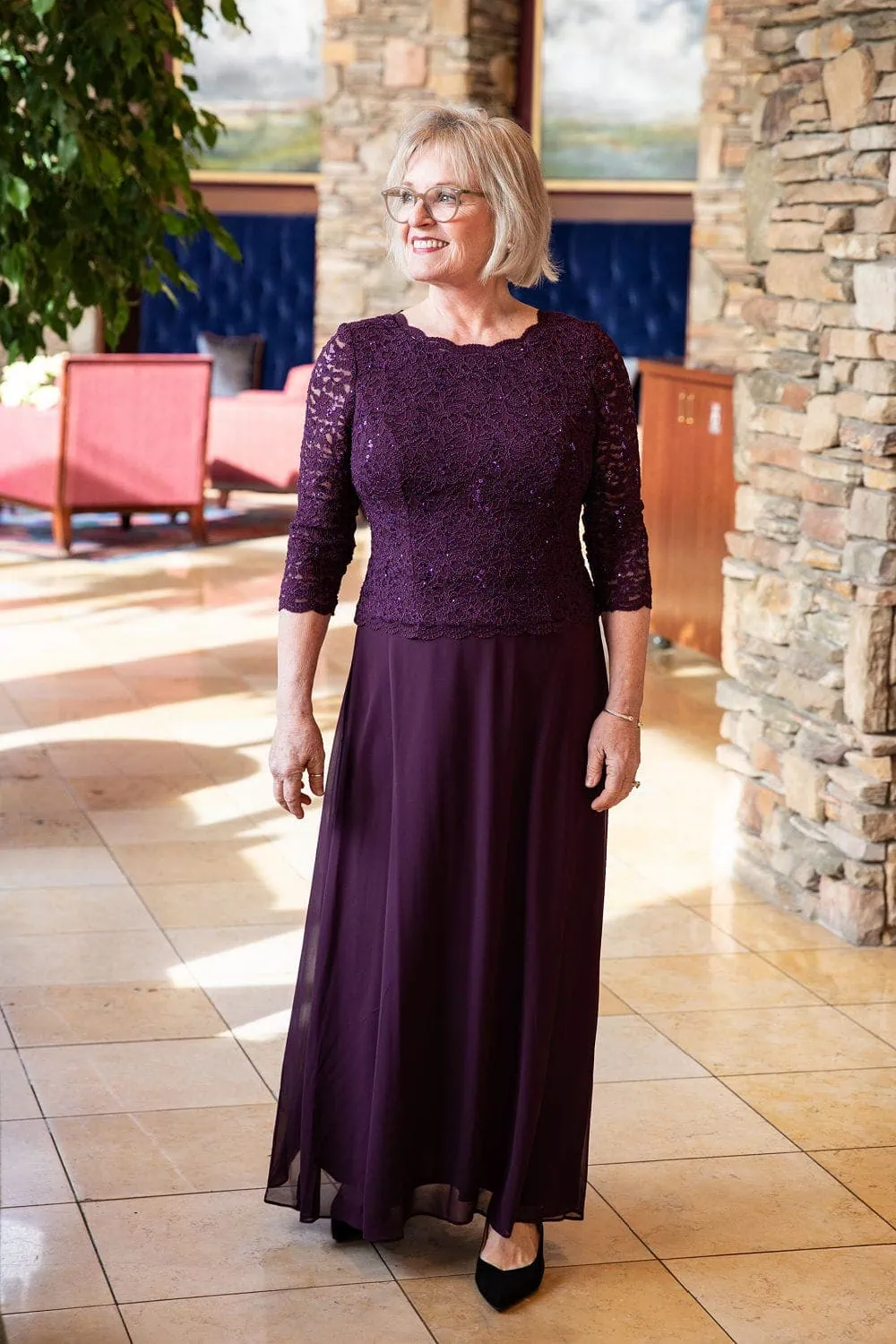 Ruffled Midi Dress