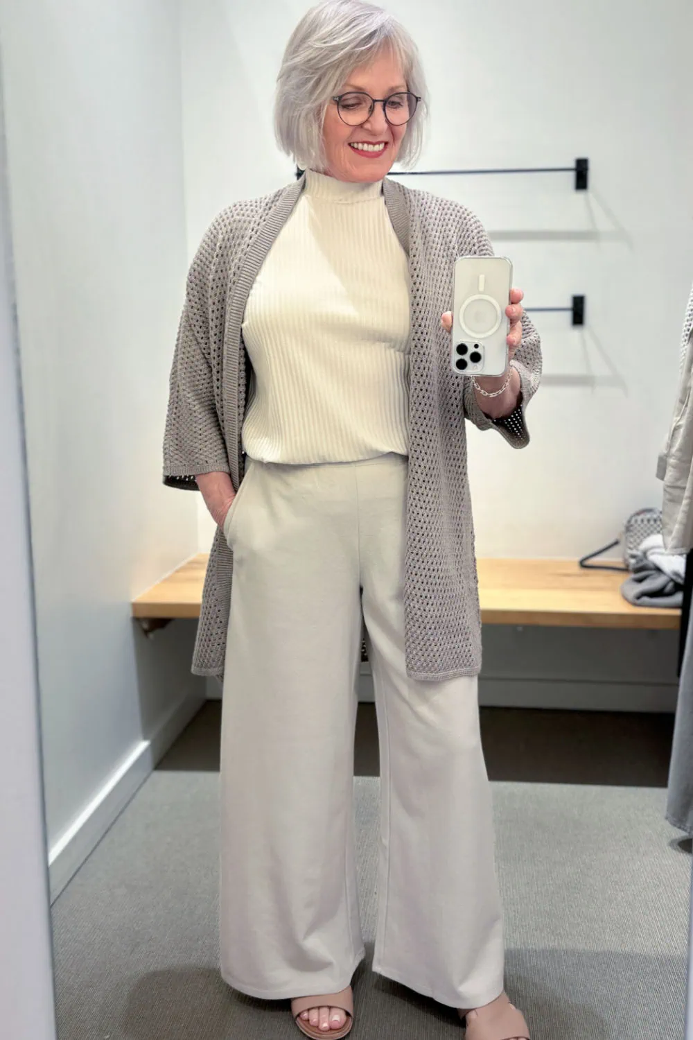 Mock Neck Wide Leg