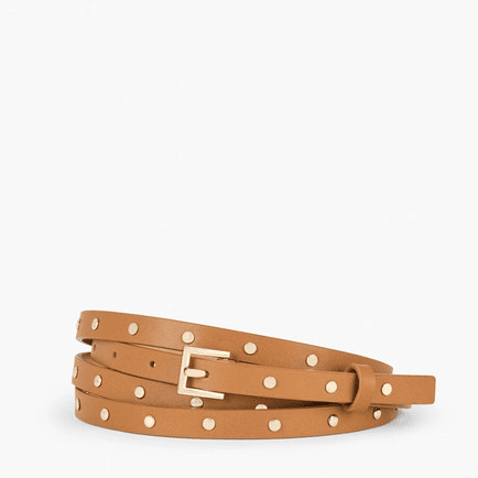 STUDDED DOUBLE WRAP BELT STYLISH ACCESSORIES FOR EARLY FALL 2025 FROM TALBOTS