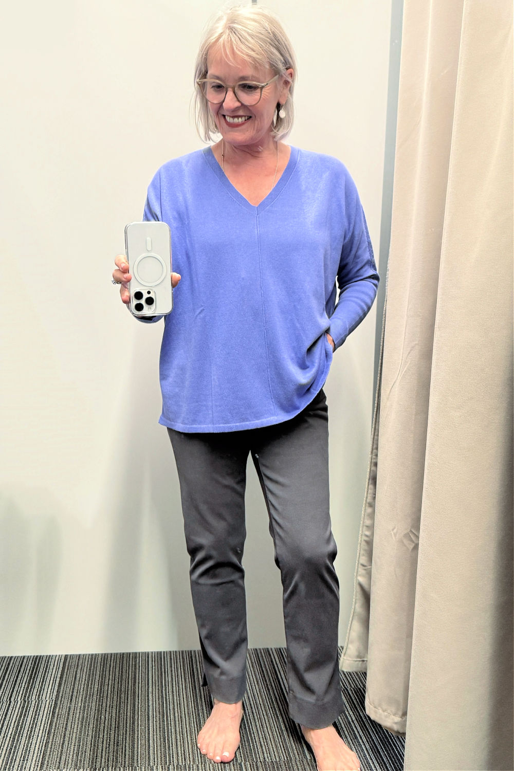 J. Jill Tunic Top with knit jeans