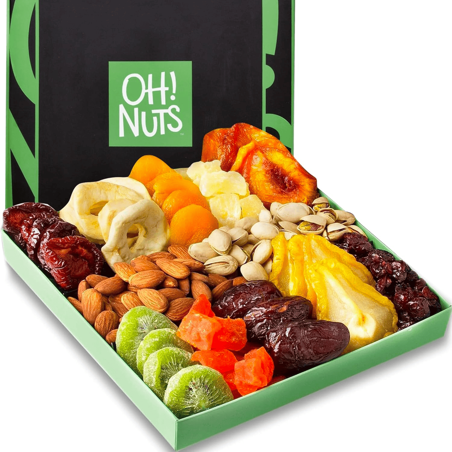 driend fruits and nut gift basket