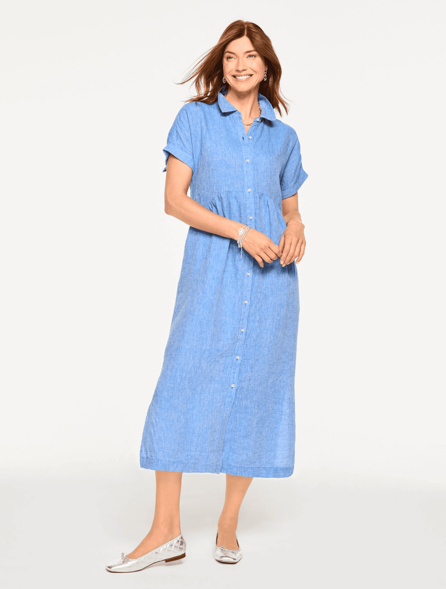 Talbots Linen Shirtdress