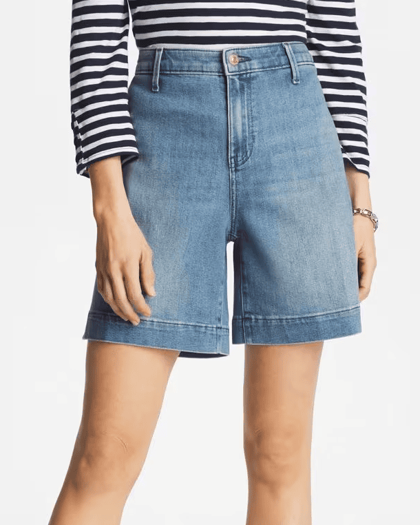 Chico's Denim Trouser Shorts