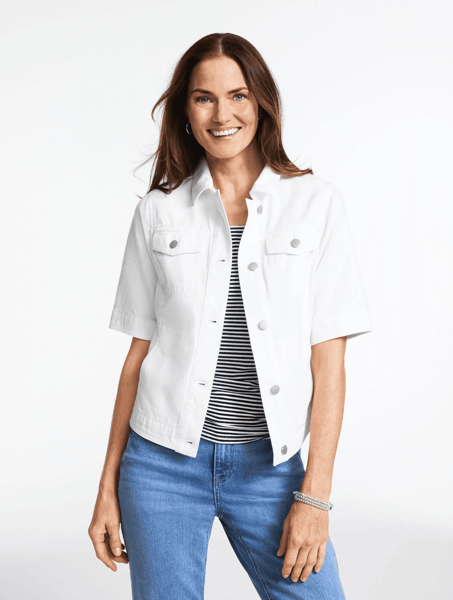 Short Sleeve Jean Jacket