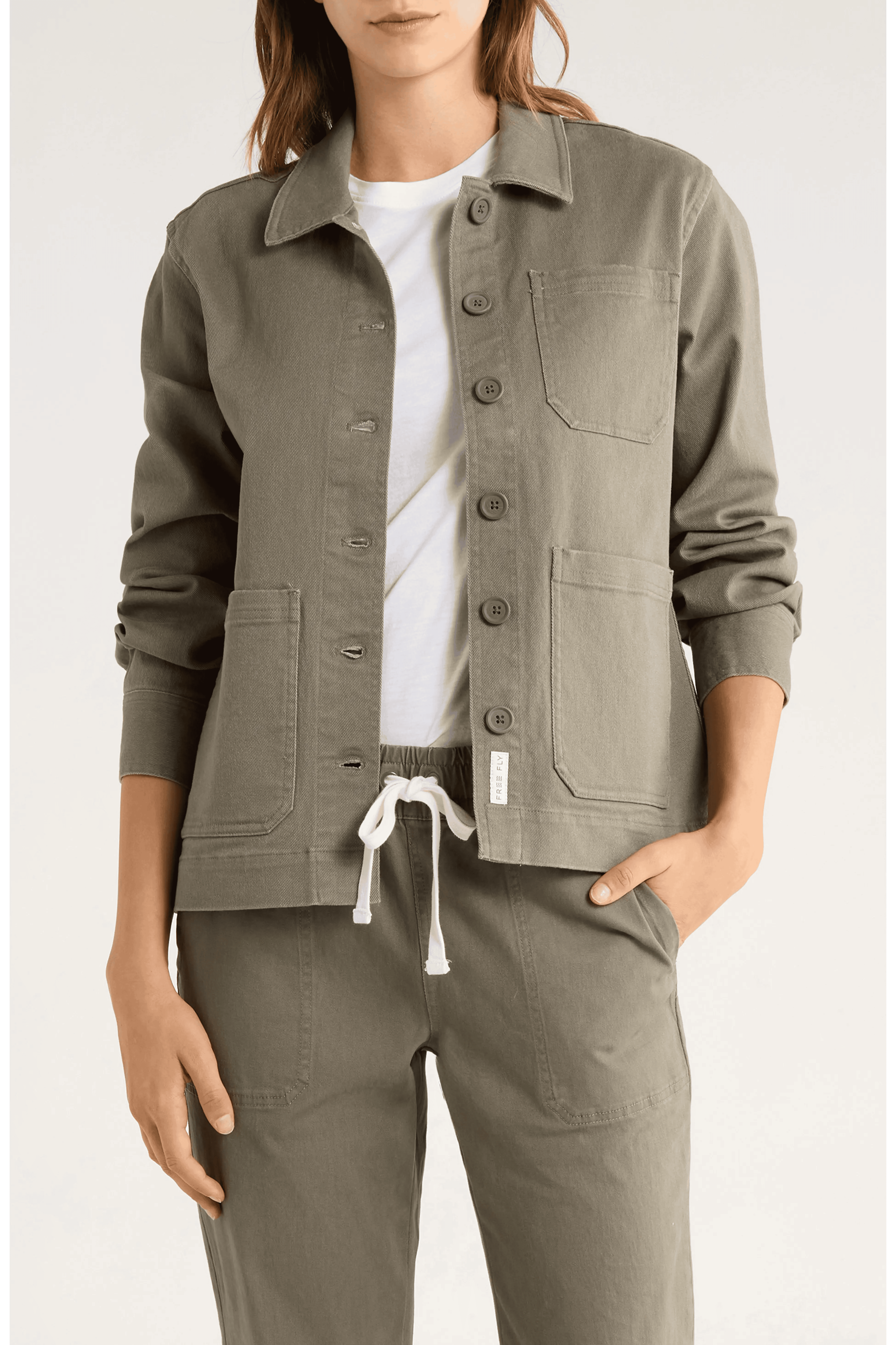 Free Fly Folly Stretch Cotton Twill Chore Coat